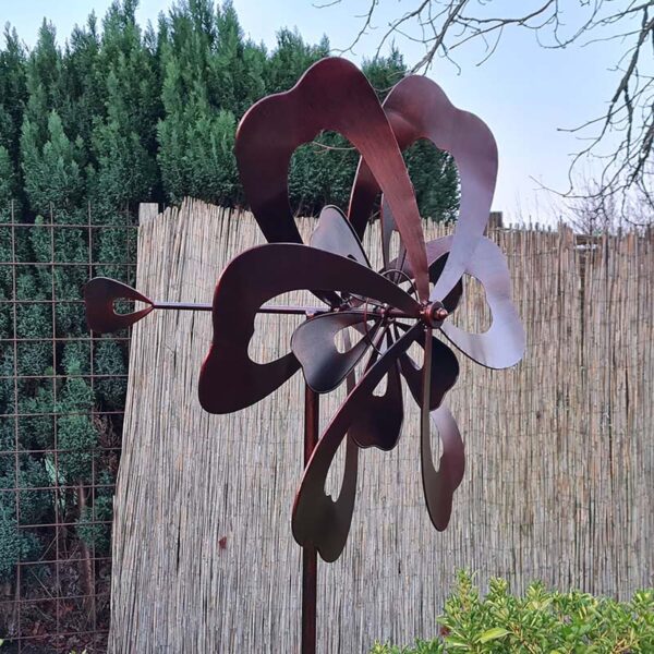 Windmolen Houtlook met metalen windvaan