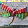 Kleurrijke libelle, zeer groot voor aan schutting