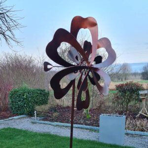 Windmolen Houtlook met metalen windvaan