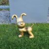 Snoopy vrolijk tuinbeeld met een hart van goud