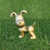 Snoopy vrolijk tuinbeeld met een hart van goud
